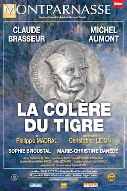 christophe Lidon,Catherine Bluwal,claude monet,théâtre montparnasse,claude brasseur,michel aumont,georges clémenceau,