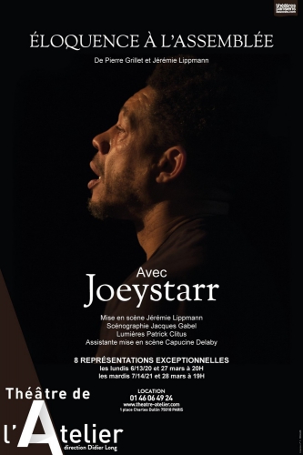 Robespierre,Simone Veil,Jules Ferry,Christiane Taubira,Aimé Césaire,André Malraux,l’abbé Grégoire,Victor Hugo,Jérémie Lippmann,pierre grillet,theatre,eloquence à l'assemblee,theatre de l'atelier,joeystarr