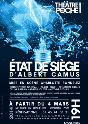 albert camus,état de siège,simon-pierre boireau,claire boyé,victoria,benjamin broux,céline espérin,adrien jolivet,antoine seguin,juliette prillard,théâtre marigny,jacques puisais,vincent léger,charlotte rondelez,poche-montparnasse