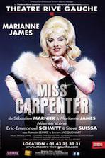 miss carpenter,marianne james,théâtre rive gauche