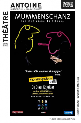 mummenschanz,théâtre antoine